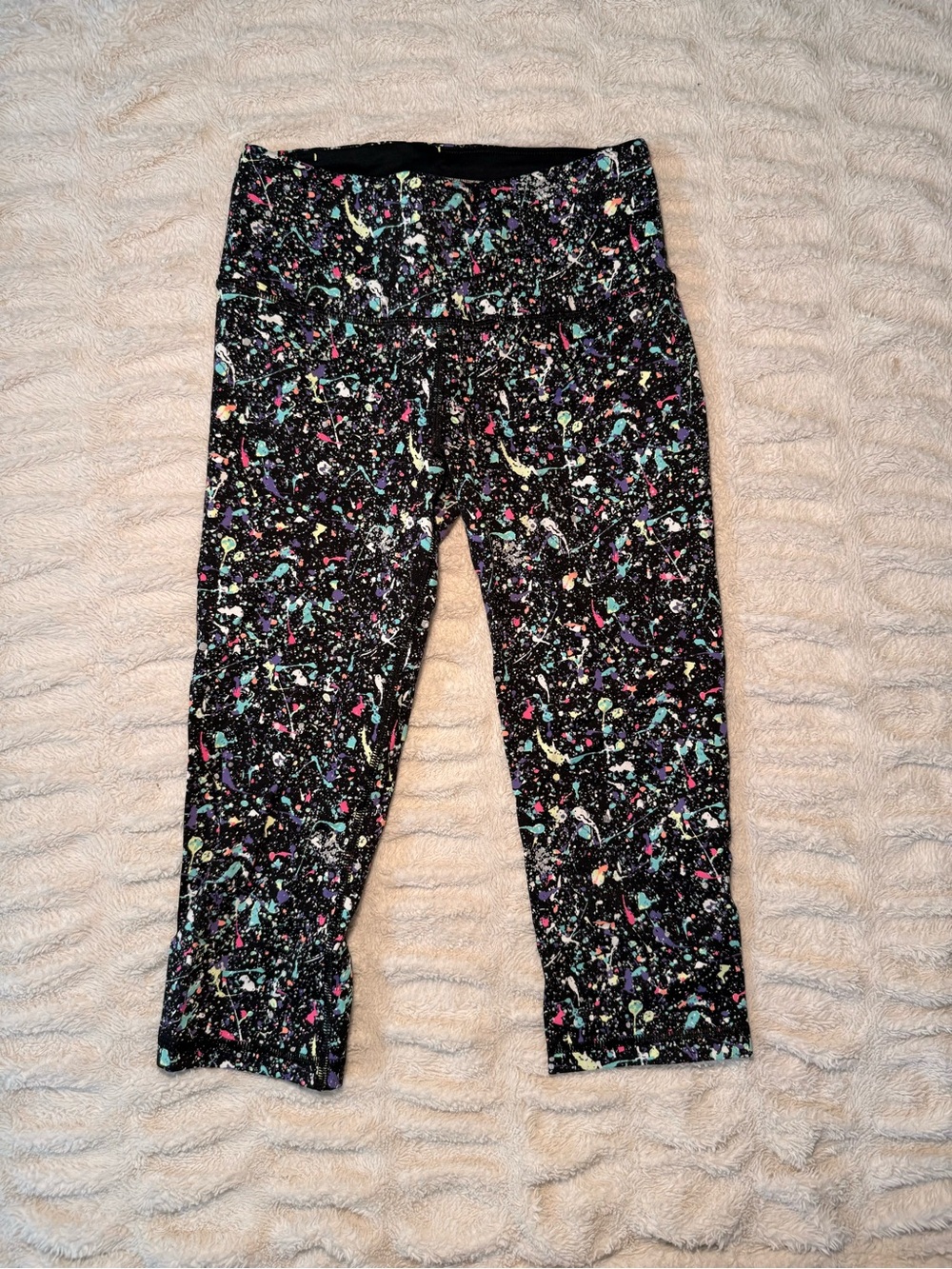 Victoria’s Secret VSX Sport Paint Splatter Cropped Leggings XS